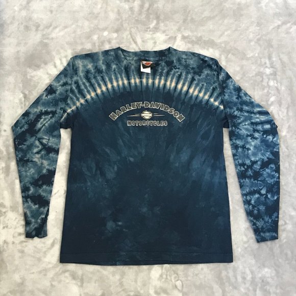 Harley-Davidson Tops - Women's Harley Davidson Tie-Dye LS Size 14/16 (L)